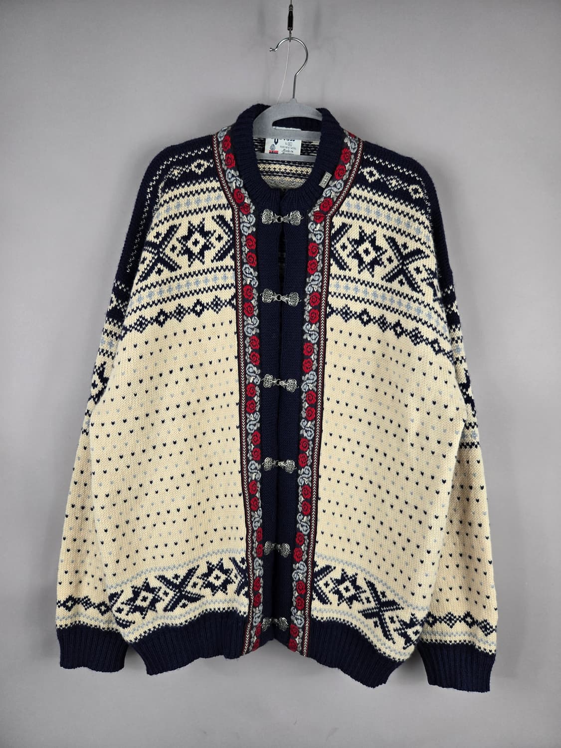 [무료배송]VOSS 보스 XL 노르웨이 퓨어 울100 가디건 노르딕 54 상품이미지1