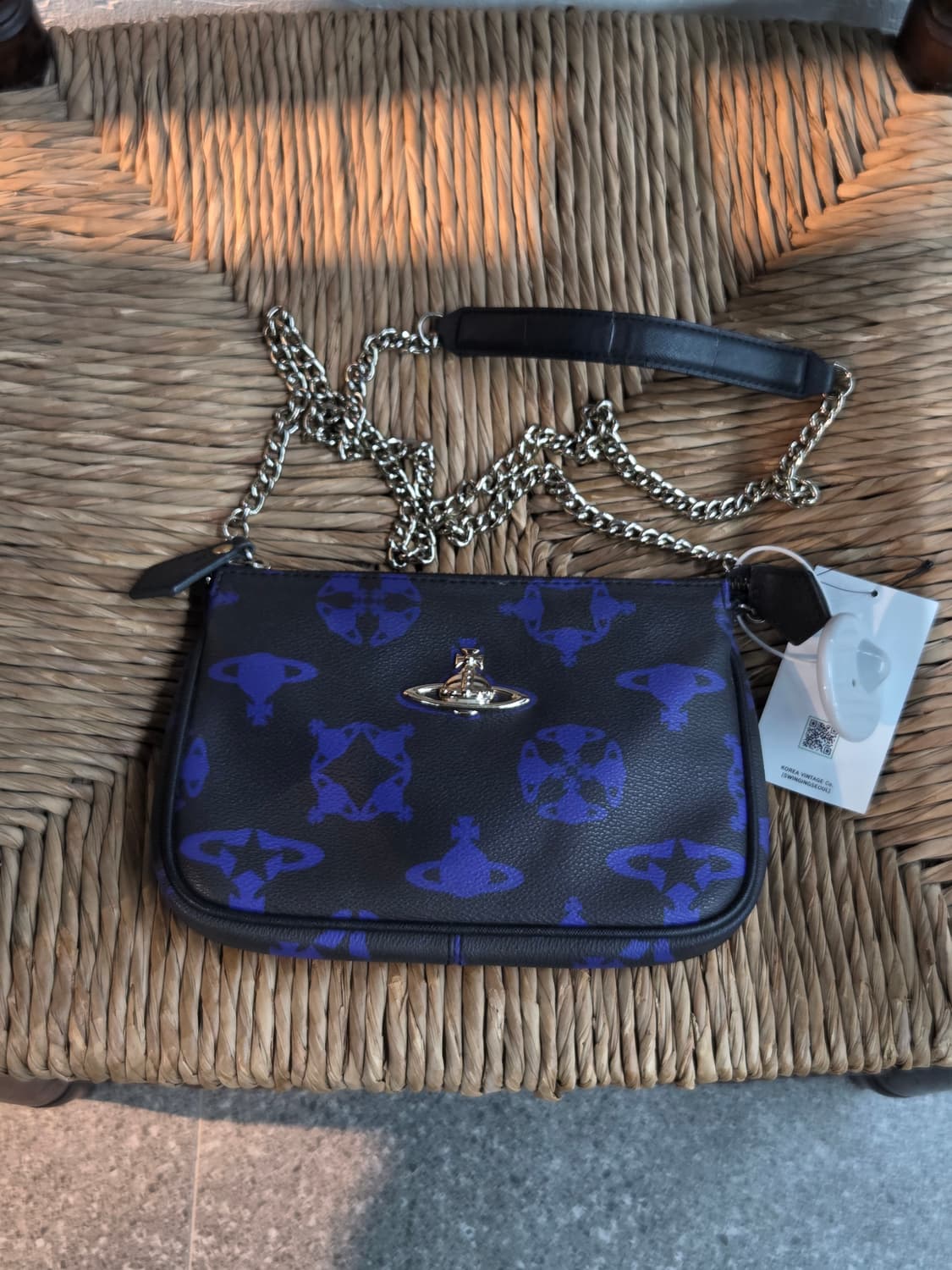 비비안웨스트우드 orb패턴 체인 크로스백 숄더백 상품이미지2