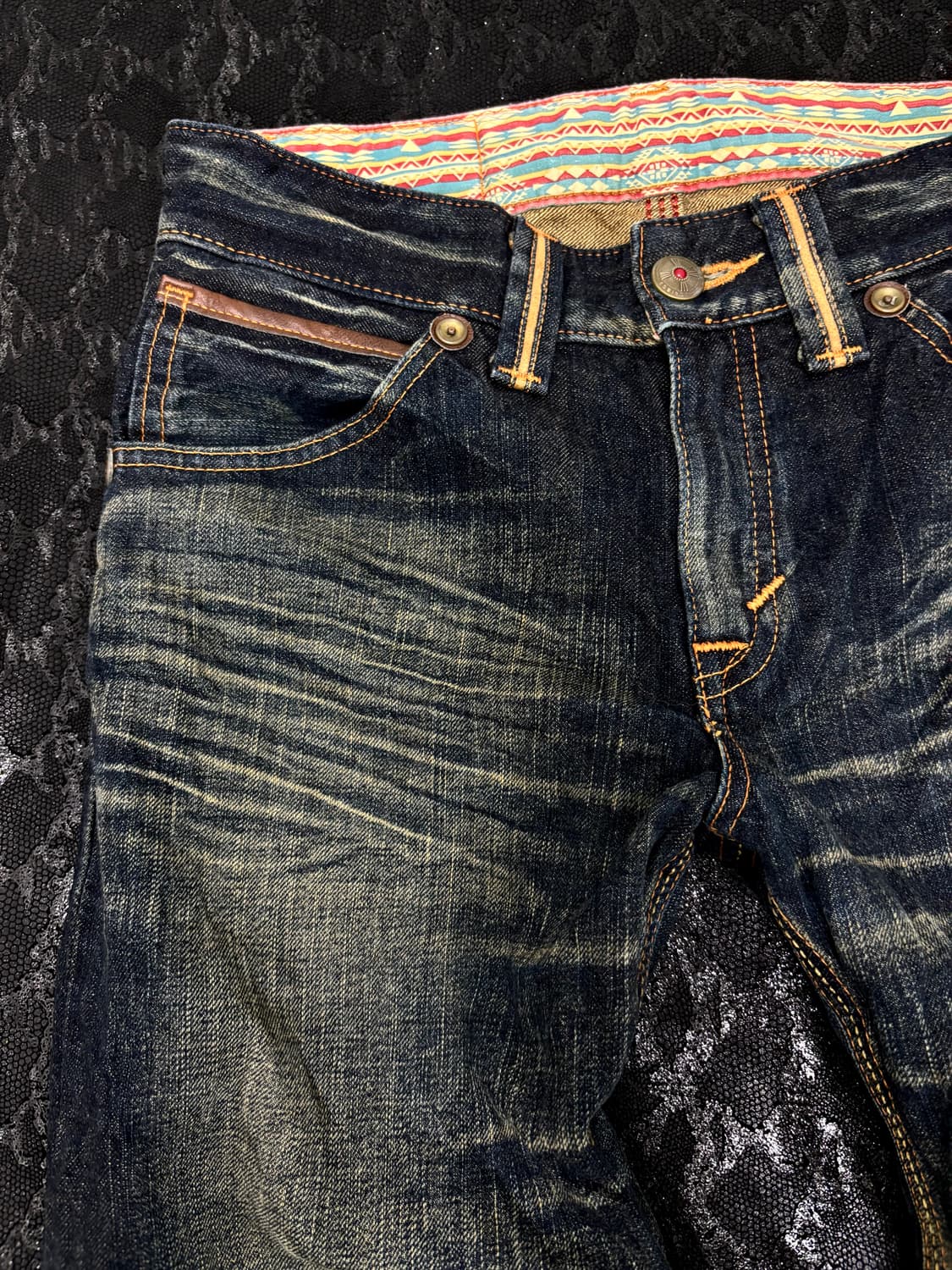 “EDWIN” Western Detail Crack Washed Pant 상품이미지7