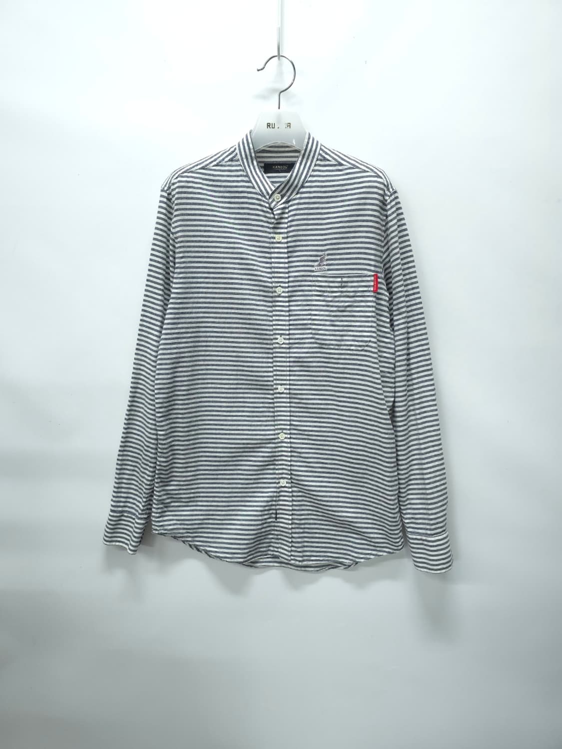 캉골 스트라이프 헨리넥 셔츠 ( 95~100 ) 상품이미지1