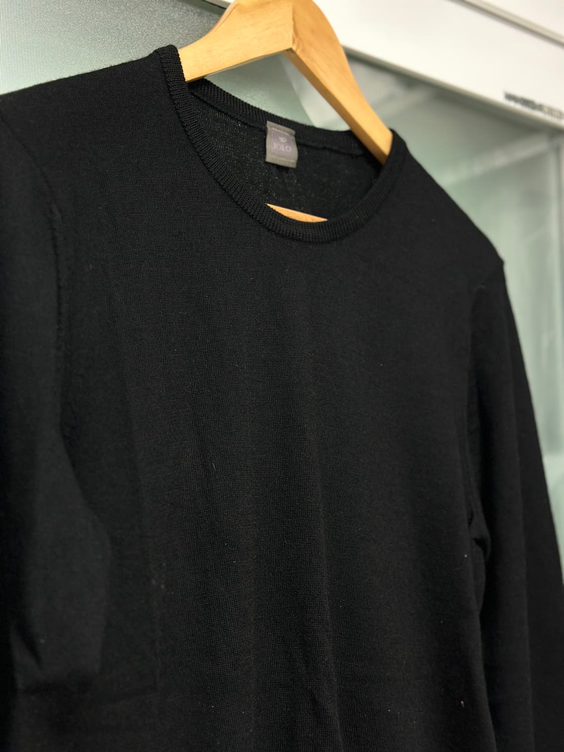 IOLO(이올로) 블랙 크루넥 니트 / L(100)사이즈 상품이미지3