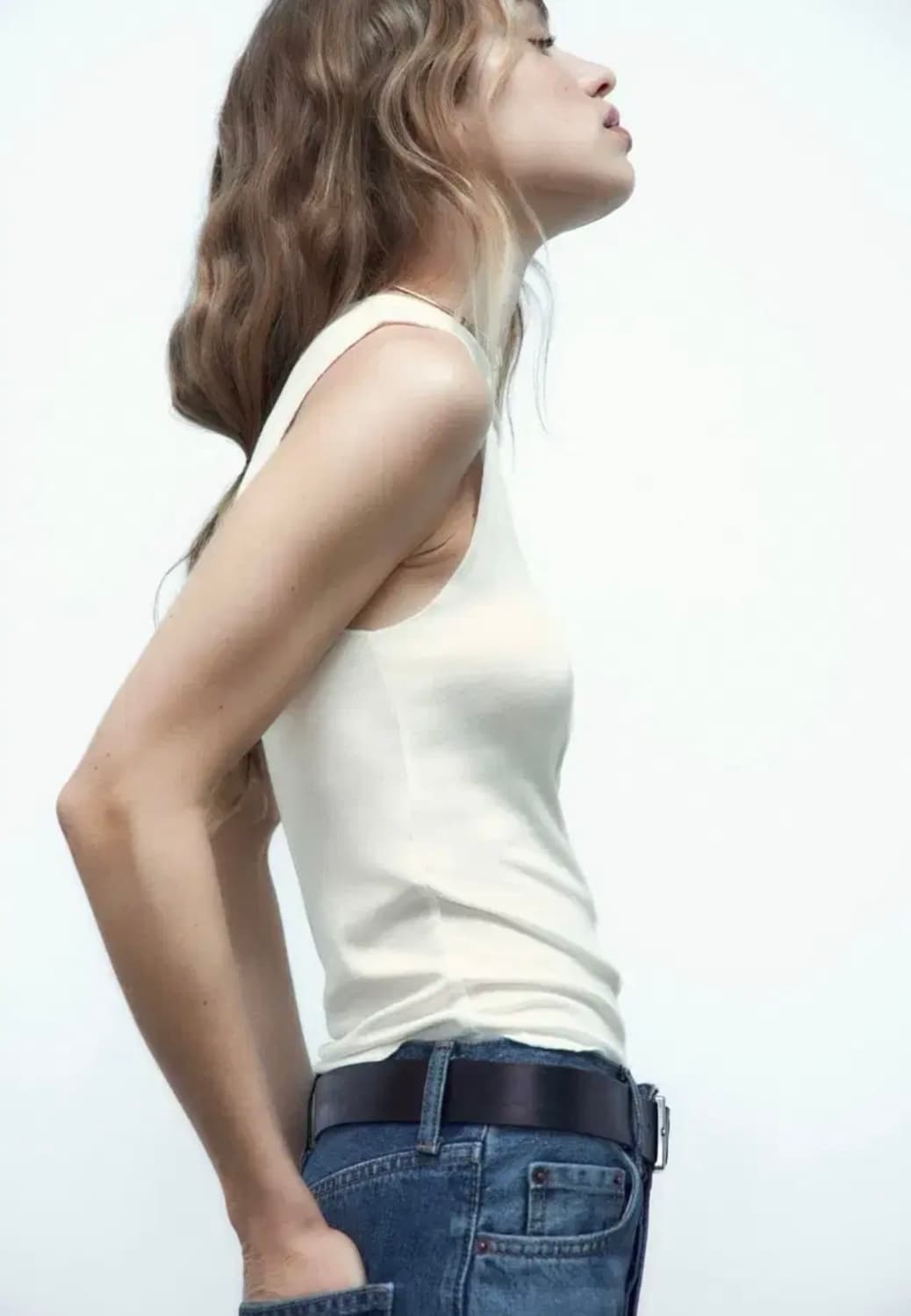 ZARA 자라 라인 티셔츠, 자라 홀터 티셔츠, 자라 반폴라 티셔츠 상품이미지2