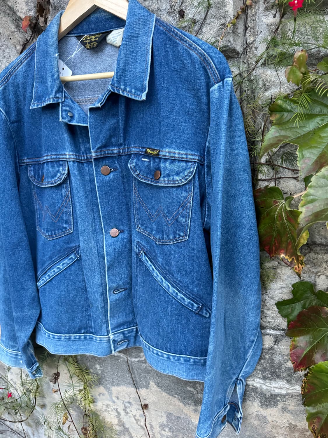 70s~80s wrangler 랭글러 74126nv 데님 트러커 자켓 상품이미지3