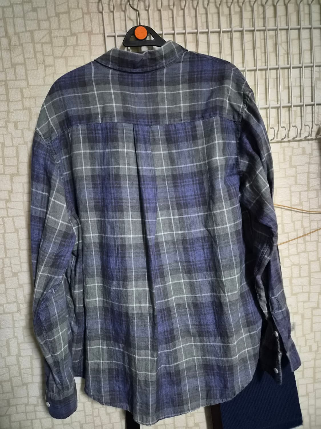 [M] 아트이프액츠 린넨 프렌치 체크 셔츠 상품이미지3