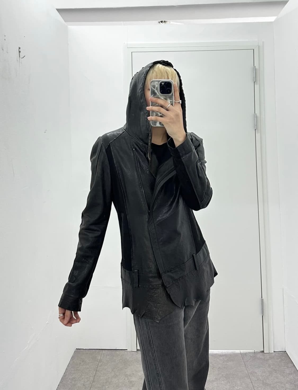  drape sheepskin leather jacket 상품이미지1