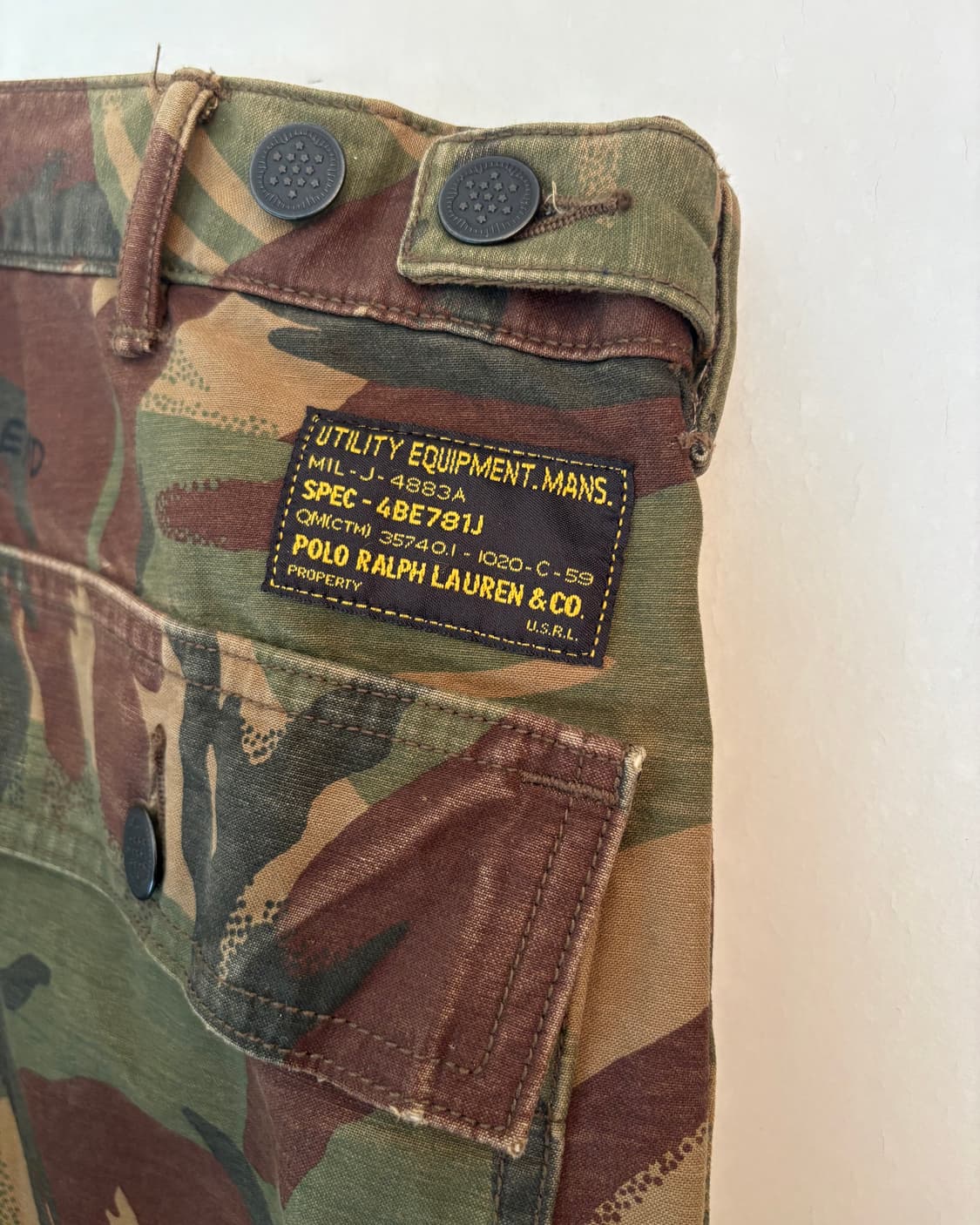 폴로 랄프로렌 카모 퍼티그 팬츠 31size 상품이미지5