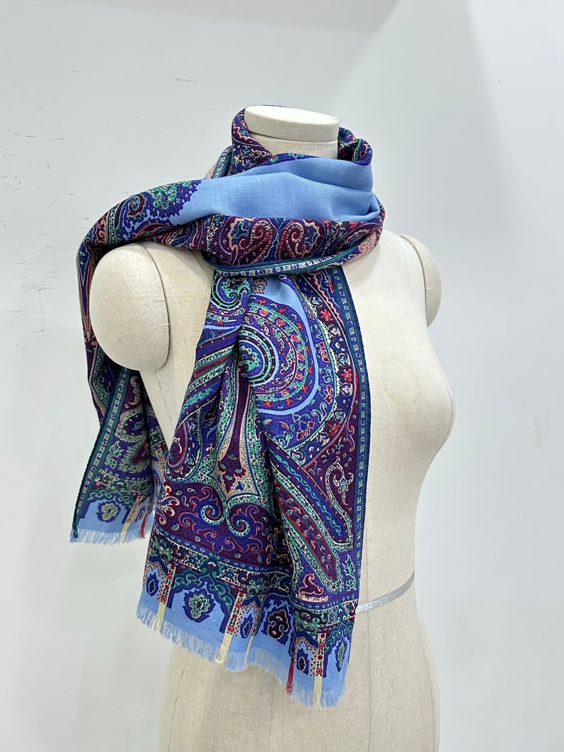 에트로 울 실크 머플러 상품이미지2