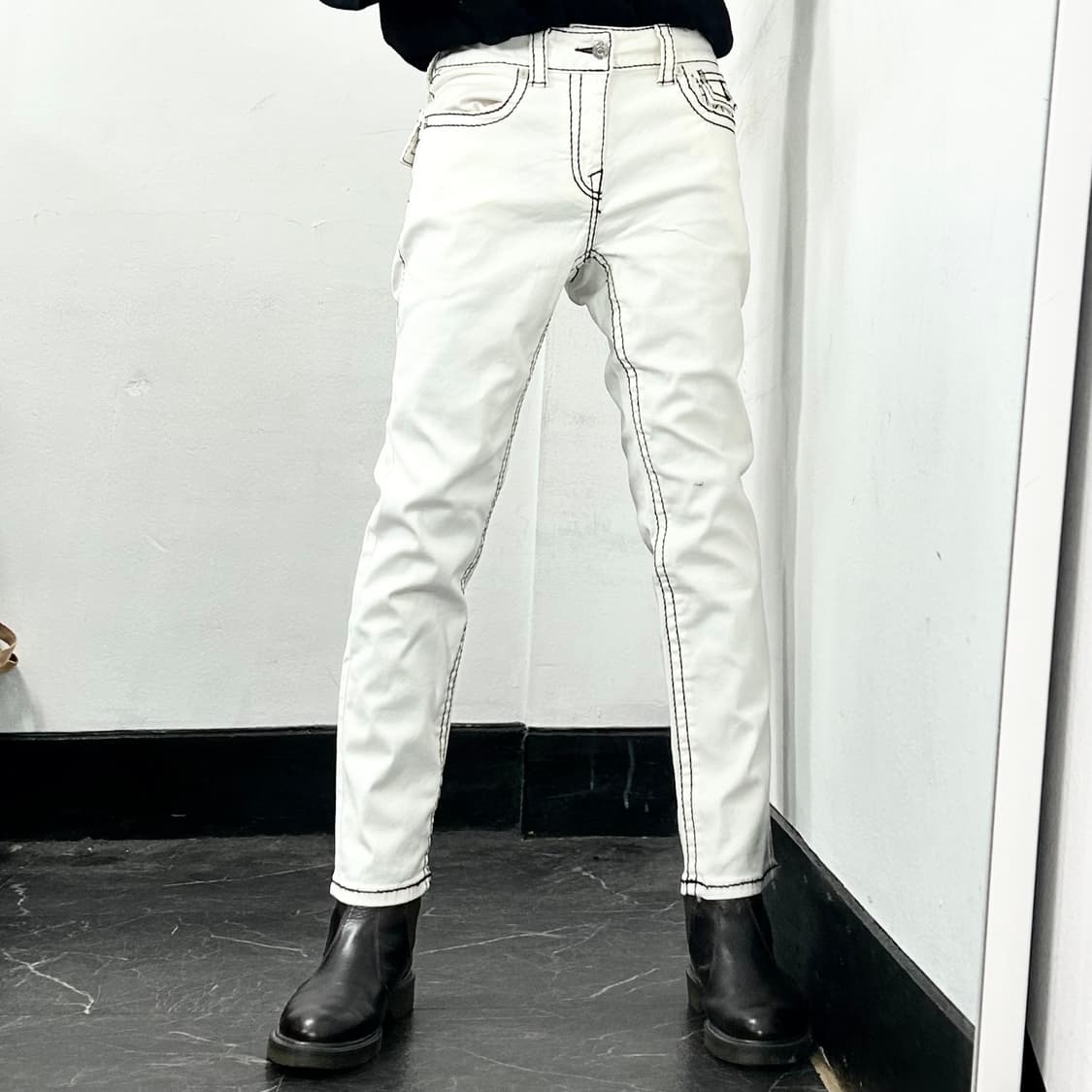 트루릴리전 화이트 팬츠 상품이미지2