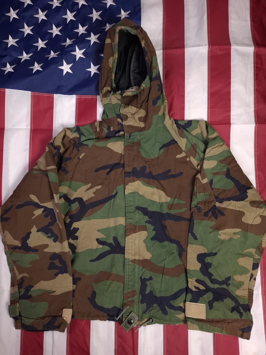 오리지날 미군 우드랜드 캐미칼 화생방복 자켓 상품이미지3