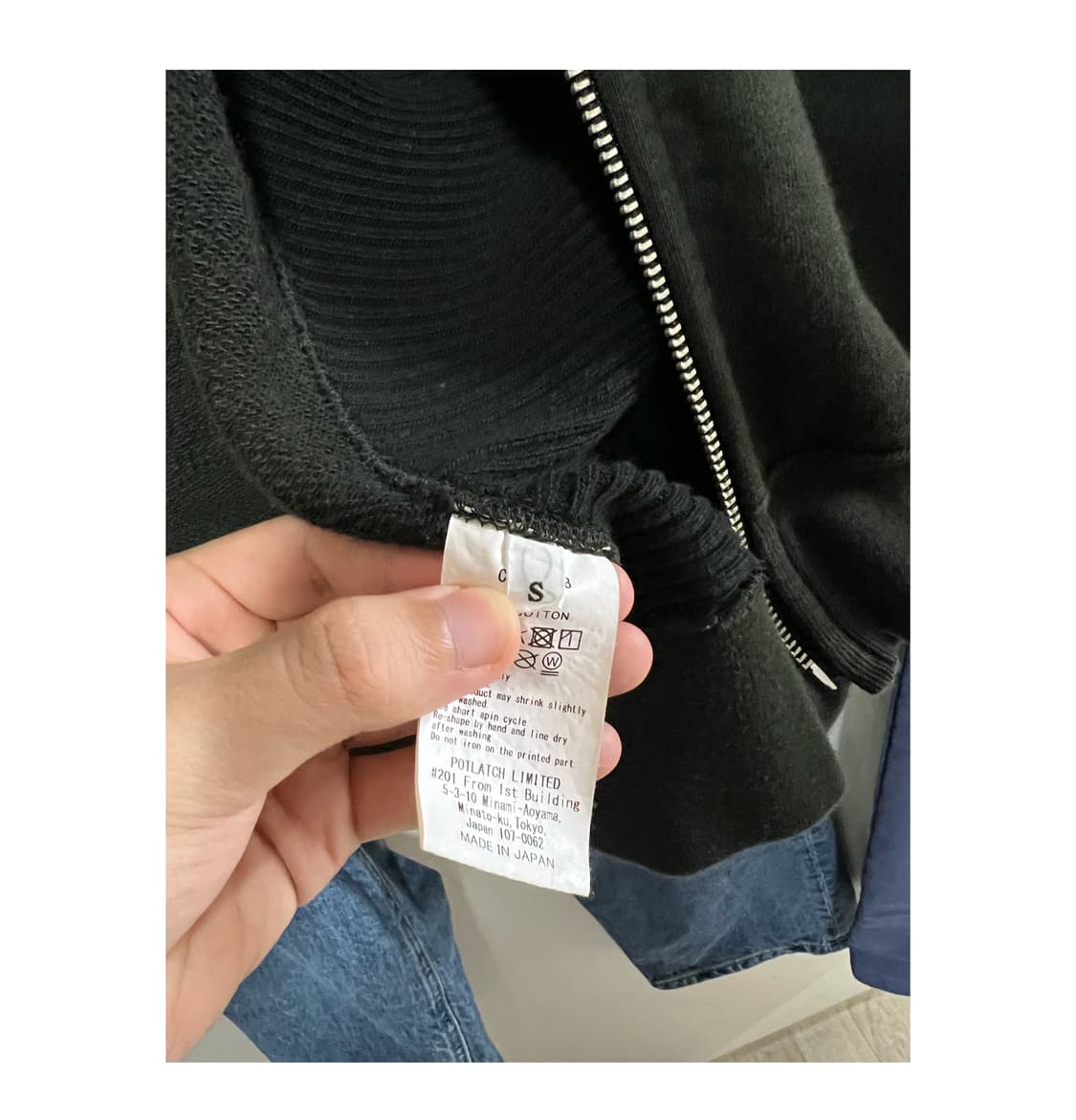 카브엠트 와이드 집 집업 자켓 s 상품이미지7