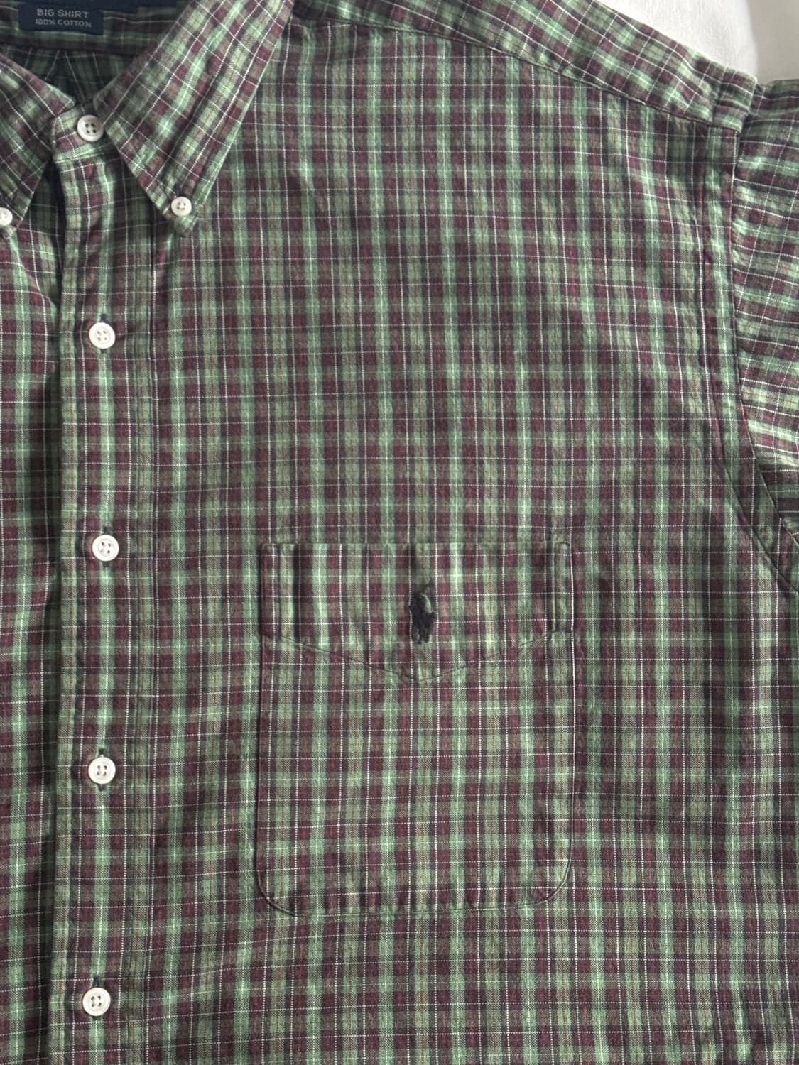 [XL] 폴로 랄프로렌 빅셔츠 체크 셔츠 상품이미지4