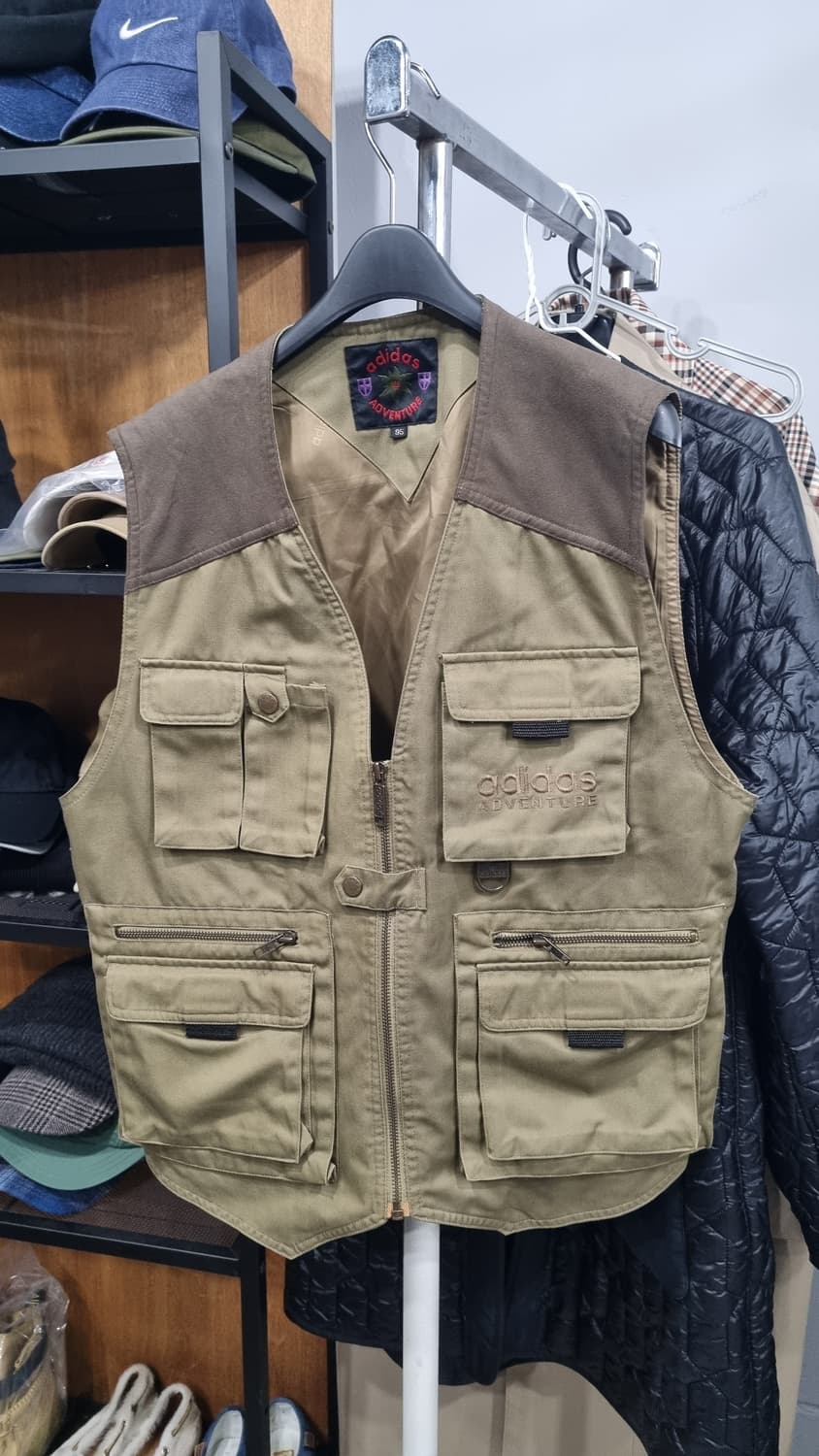 아디다스 어드벤처 90s 올드스쿨 등산 캠핑 남성조끼 100적당 상품이미지1