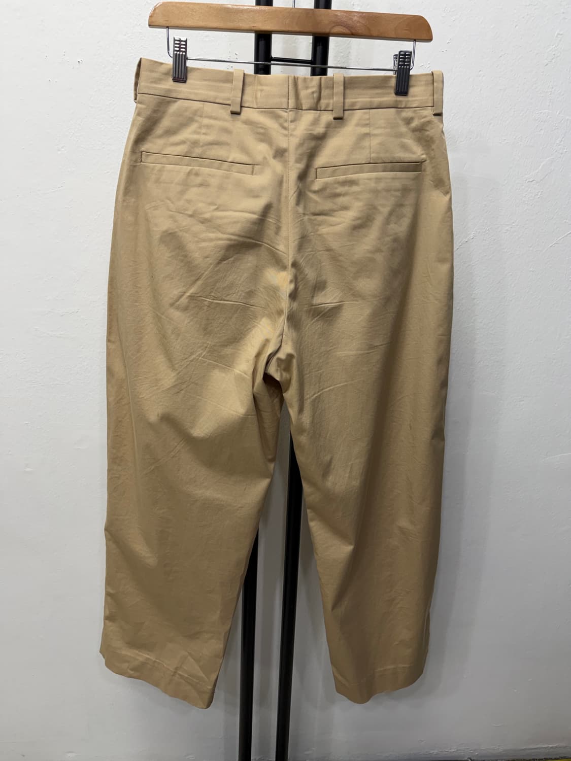 정품) COS 남성 베이지 와이드팬츠 44(30) 상품이미지5