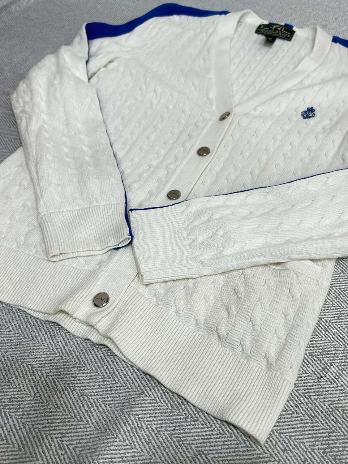 LRL 로렌랄프로렌 액티브 케이블 니트 가디건 여성 S (새상품급) 상품이미지9