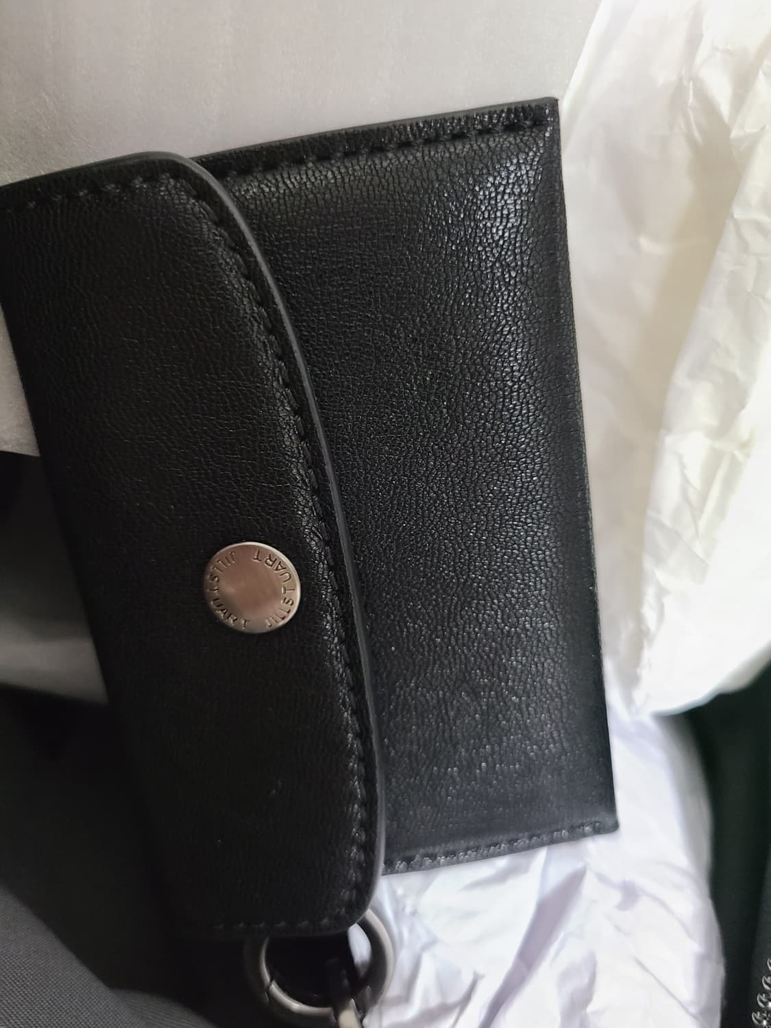 [질스튜어트X삭형] 블랙 가죽 2WAY 숄더백 (카드지갑 포함) 상품이미지7