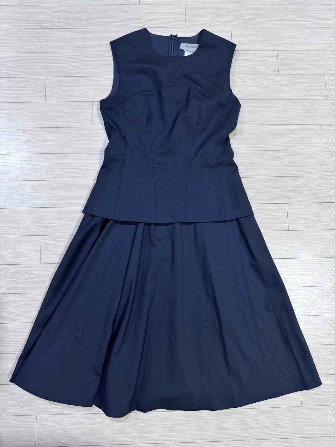 마른55 55 막스마라 스포트막스 네이비 정장 원피스 상품이미지3