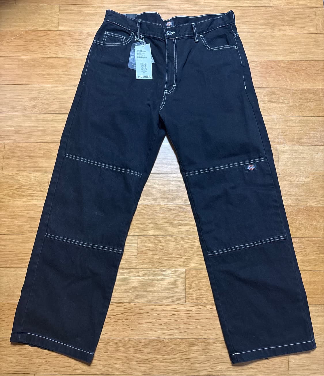 디키즈 더블니 85283 블랙 데님 / 루즈핏 상품이미지1