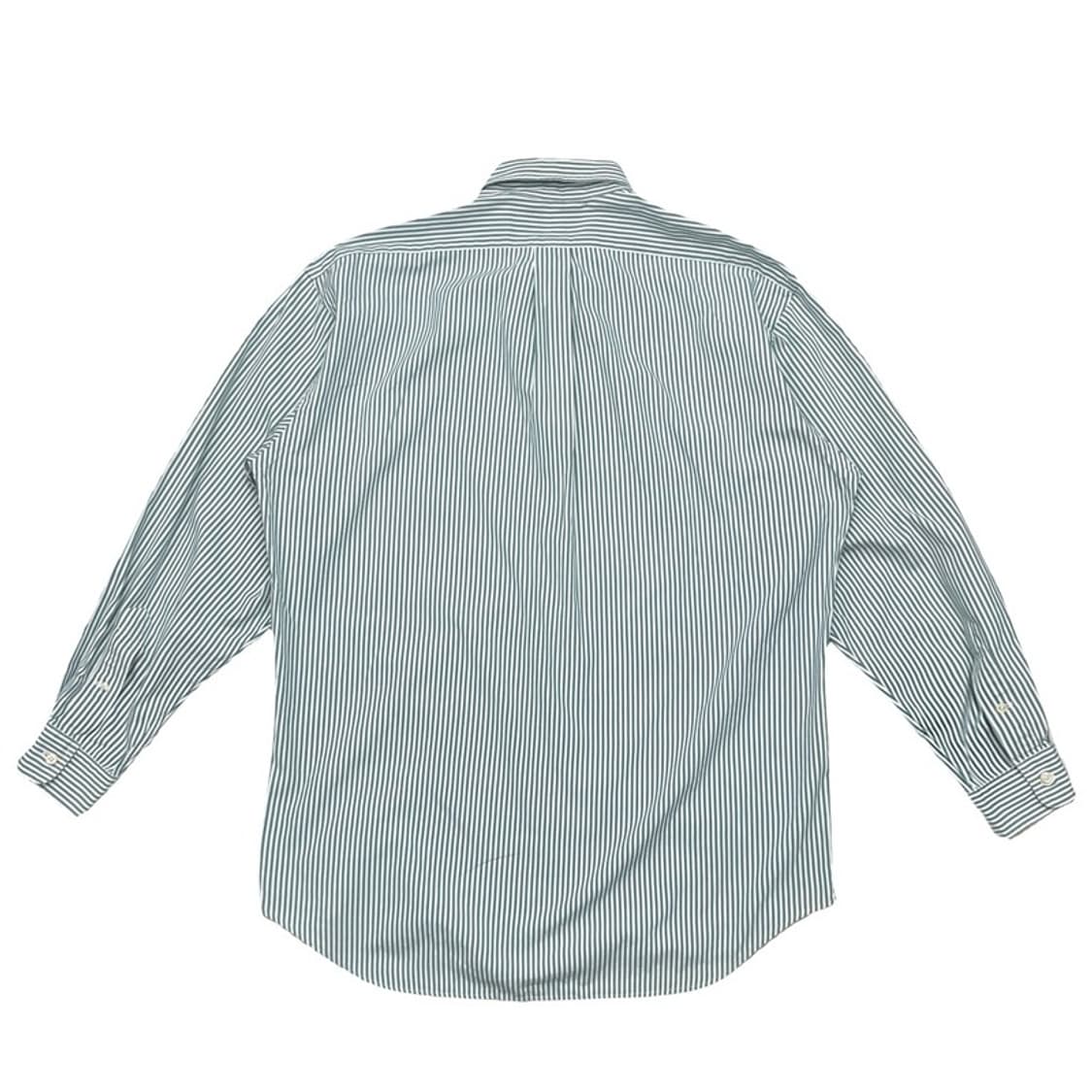 POLO BY RALPH LAUREN 스트라이프 그린+화이트 셔츠 M 상품이미지7