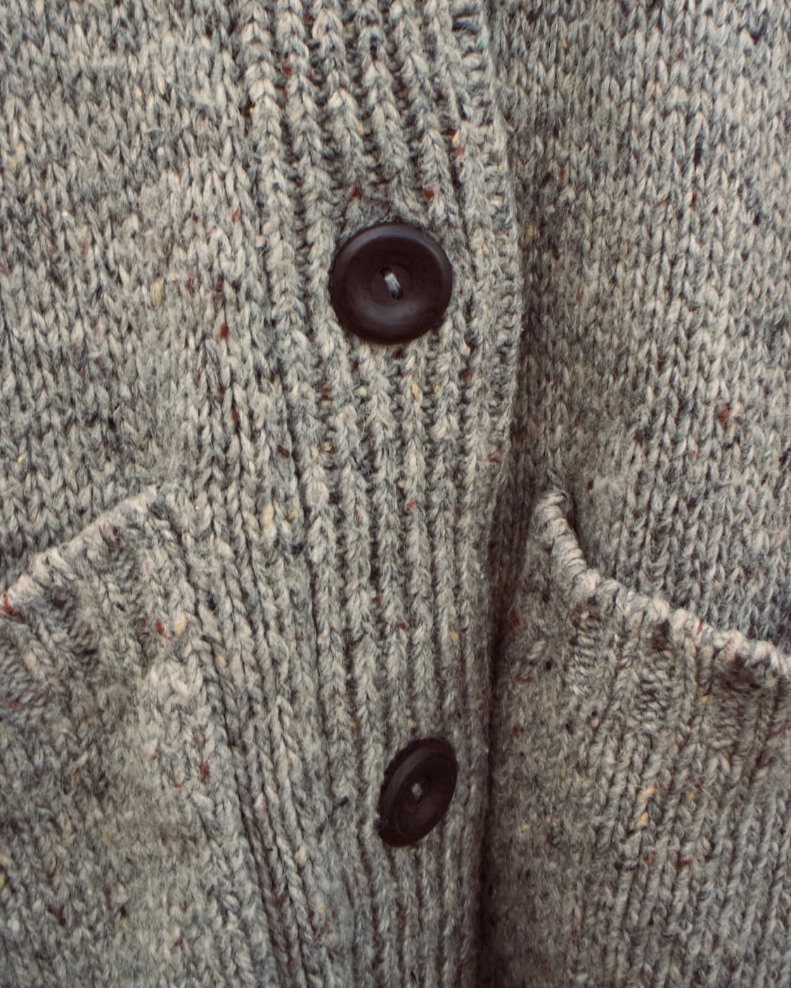 JP vintage wool knit vest 상품이미지2