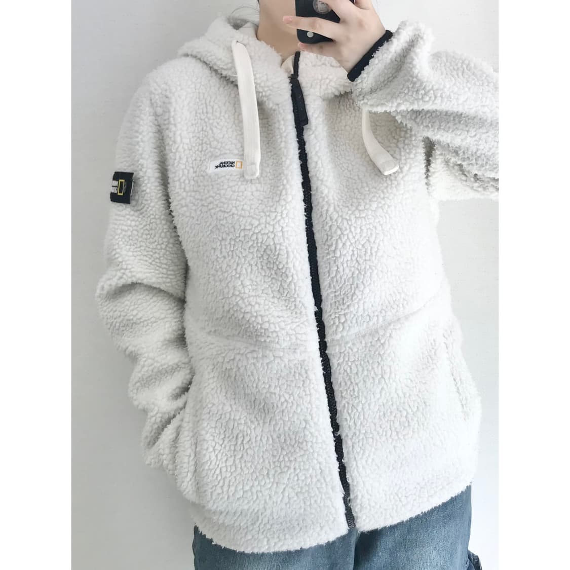 내셔널지오그래픽 플리스 뽀글이 M 상품이미지1