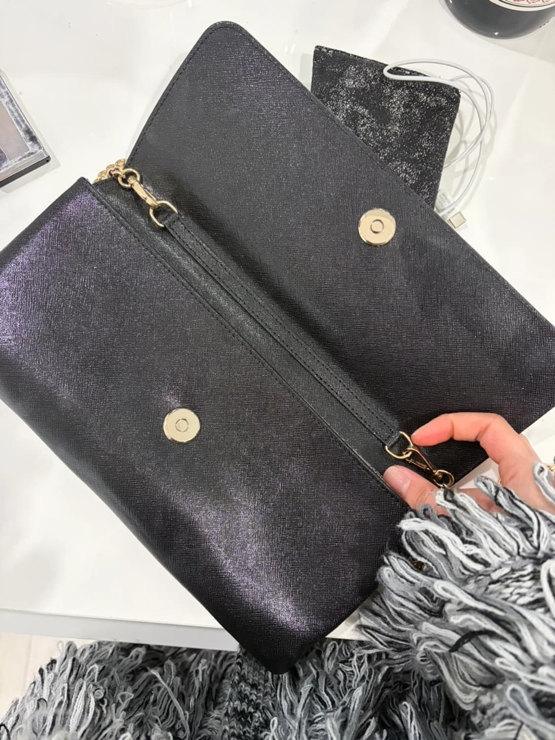 (오늘만 9만원) 정품 비비안웨스트우드 블랙 체인백  상품이미지3