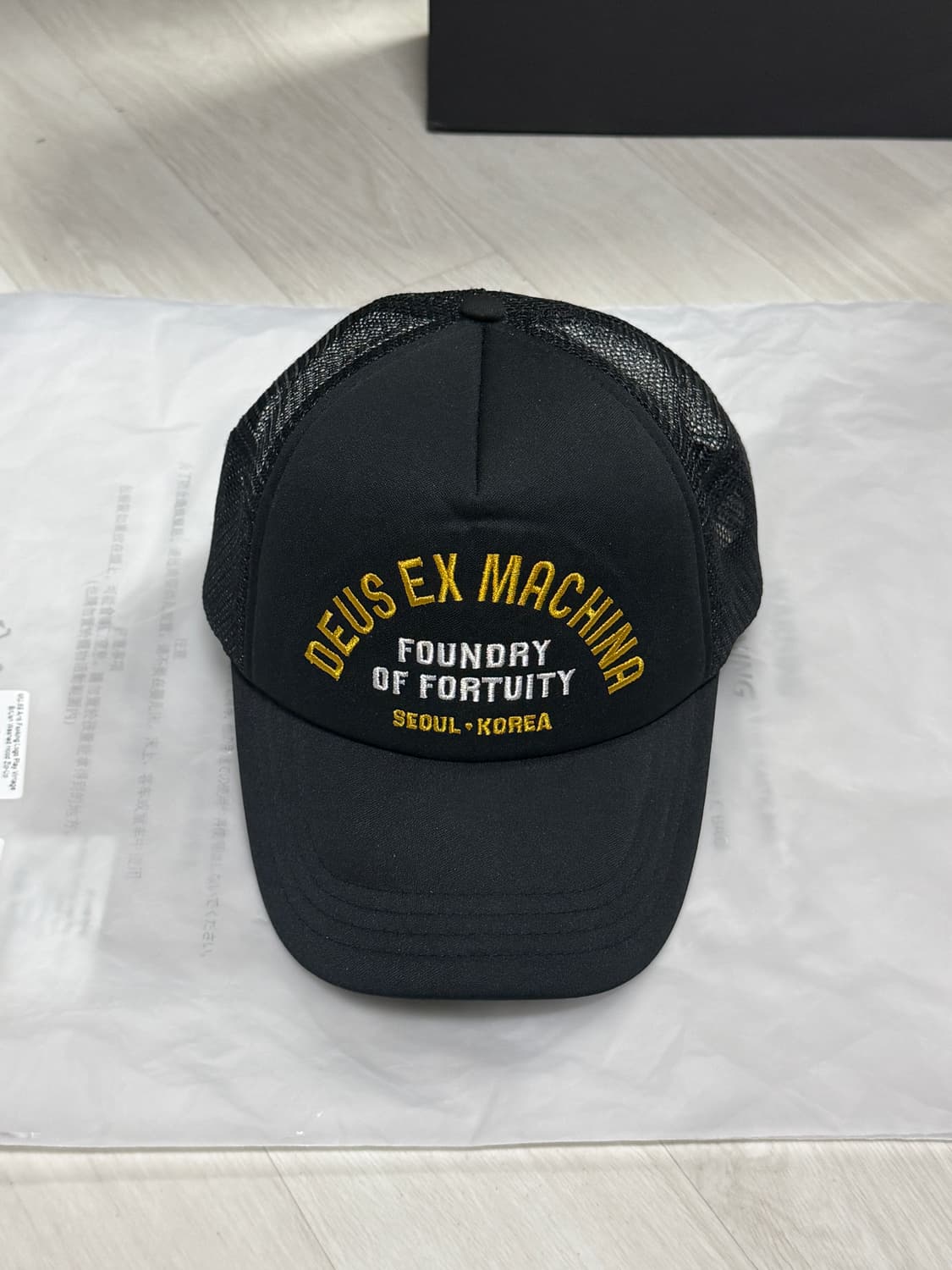 데우스 서울 모자 볼캡 블랙 상품이미지1