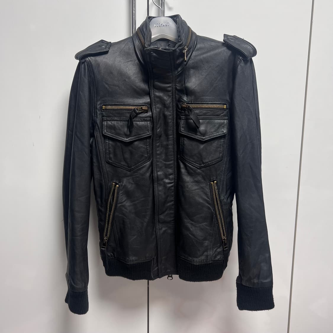 jpn vtg 일본 빈티지 양가죽 밀리터리 봄버 자켓 L 상품이미지1