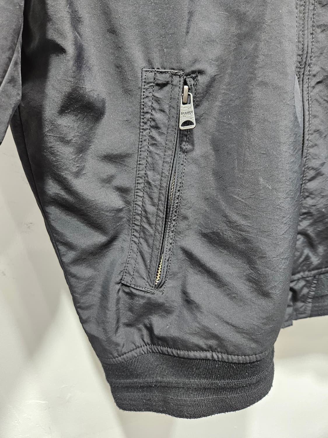 버커루(BUCKAROO) 블랙 바람막이 블루종 점퍼 XL 상품이미지8