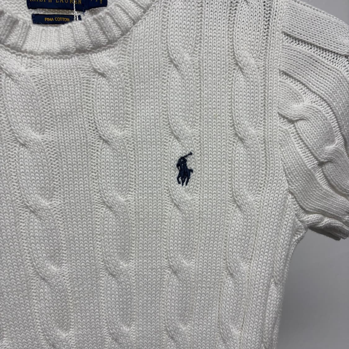 폴로 랄프로렌 케이블 반팔 니트 상품이미지3