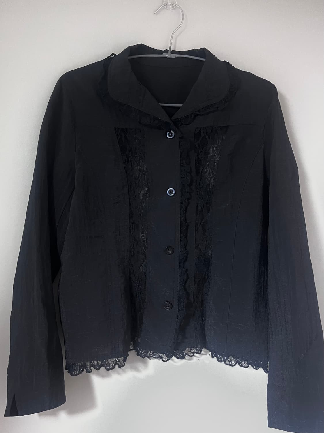 레이스 고스 고딕 로맨틱 갸루 블라우스 셔츠 공겜여주 공겜 상품이미지3