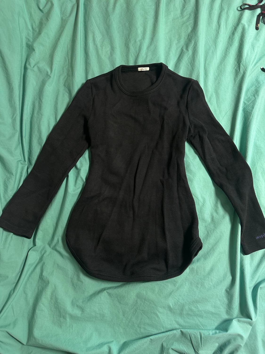 오버듀플레어 뒷트임 니트/짧은 원피스 상품이미지2