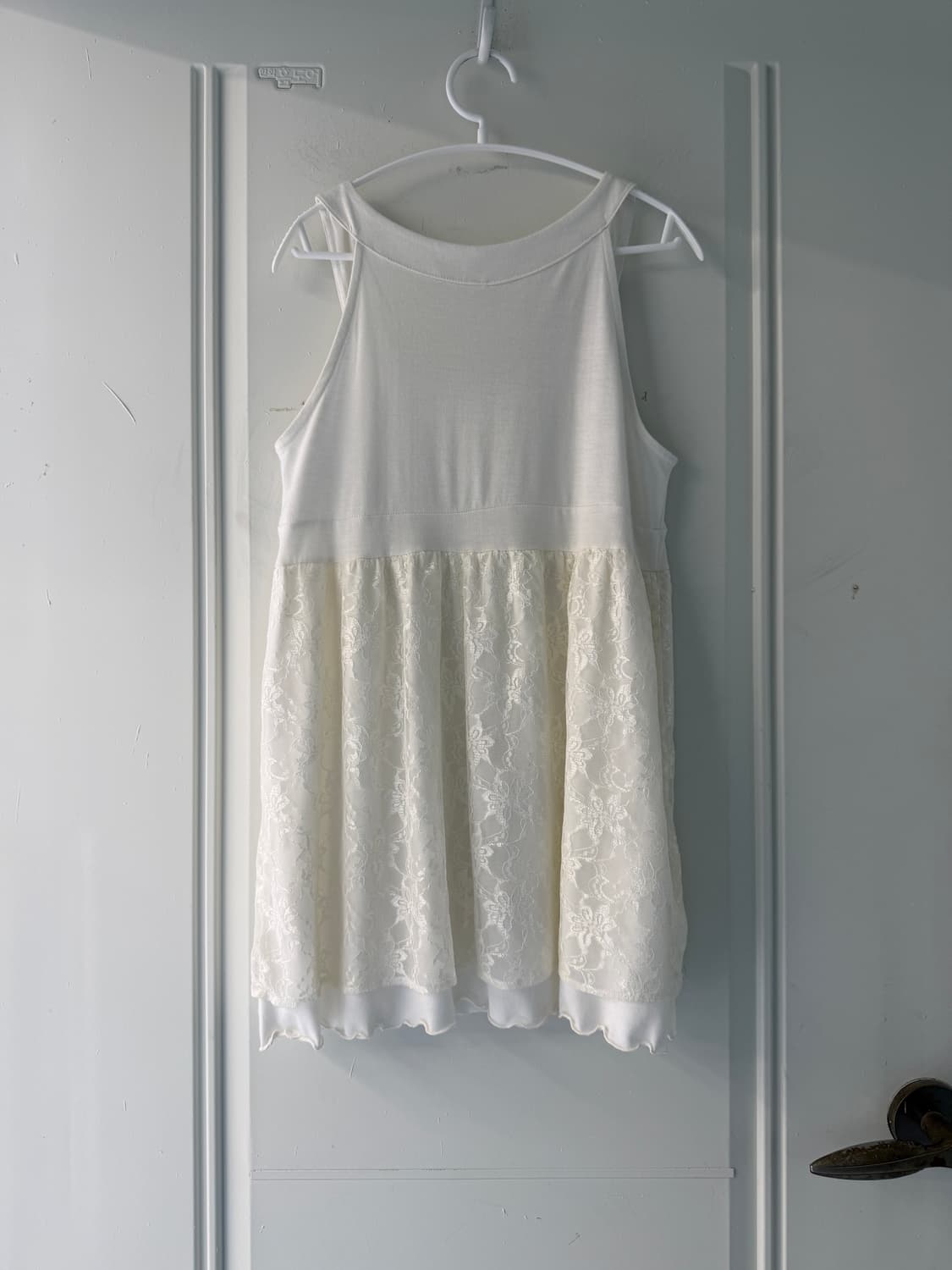 일본빈티지 레이스 홀터넥 나시원피스 상품이미지5