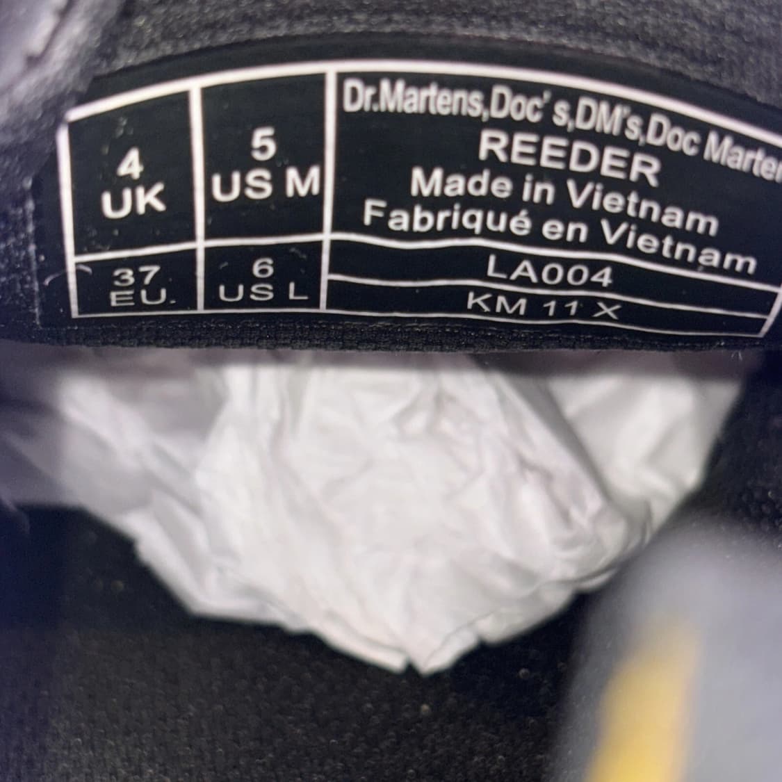 닥터마틴 리더 와이오밍 레더 유틸리티 슈즈 블랙 230 상품이미지10