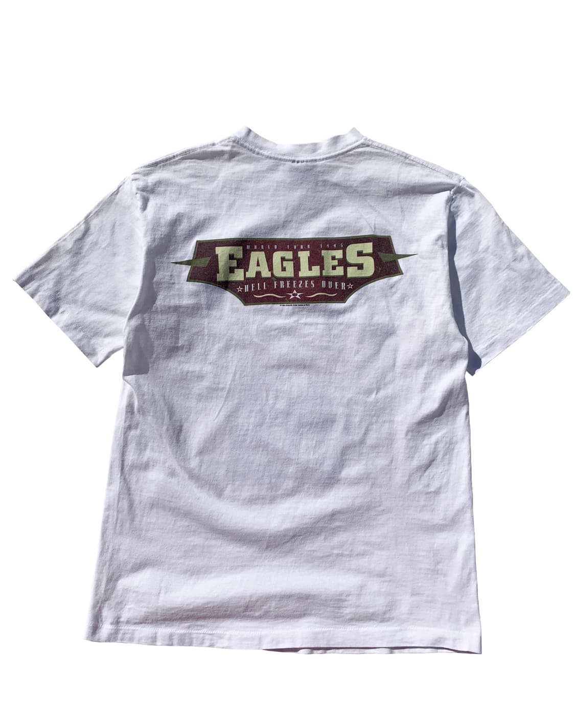 빈티지 밴드 티셔츠 eagles 이글스 투어 티셔츠 상품이미지2