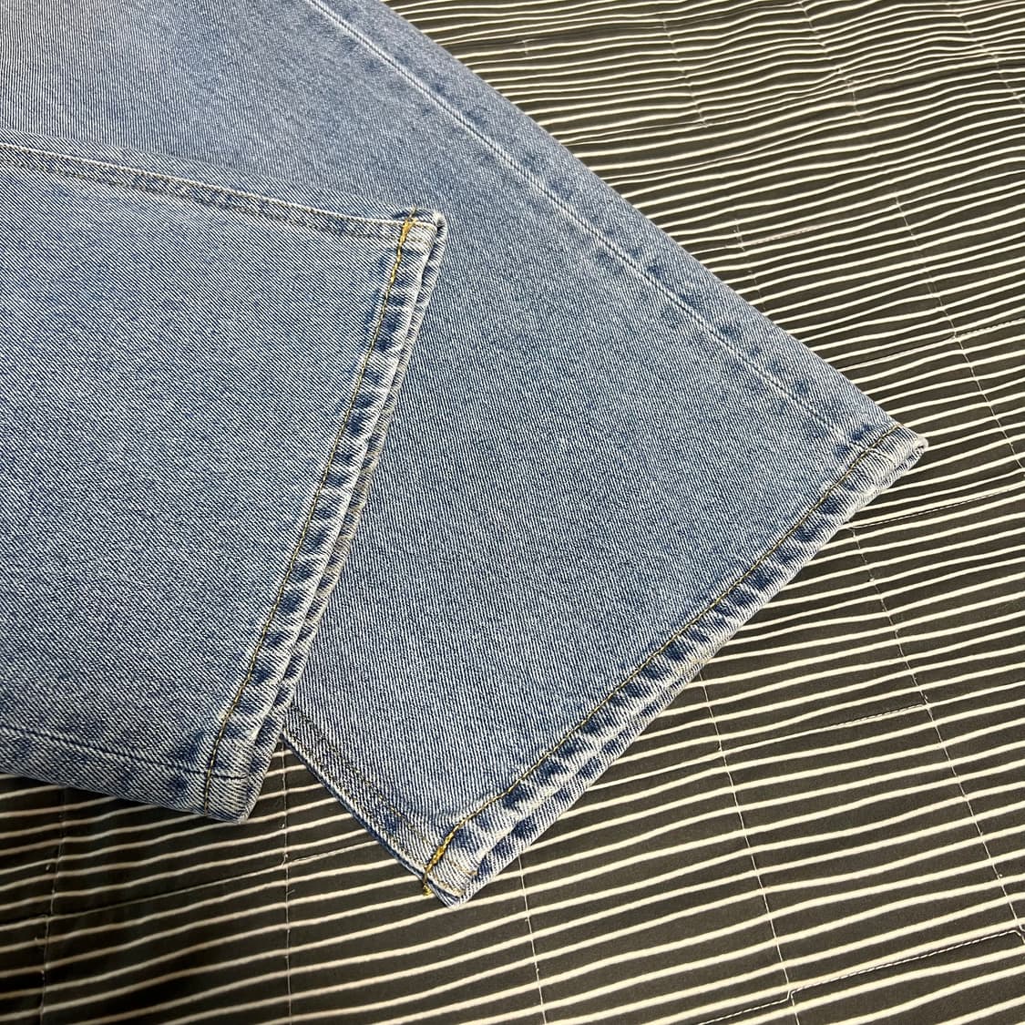 REPOS 리포스 와이드 데님 라이트블루 2 상품이미지4