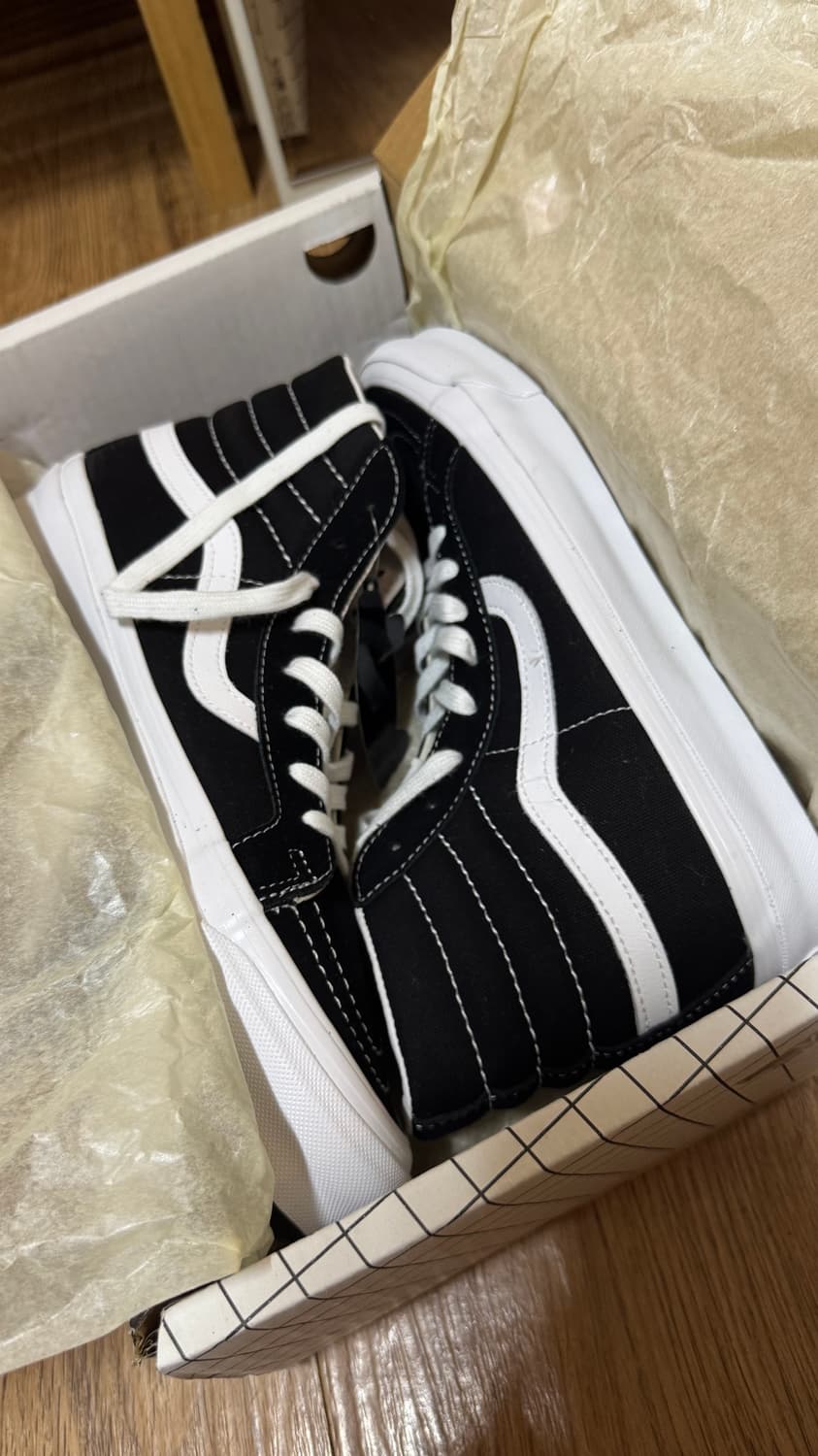 반스 볼트 스케이트 하이 블랙 280 새상품 상품이미지2