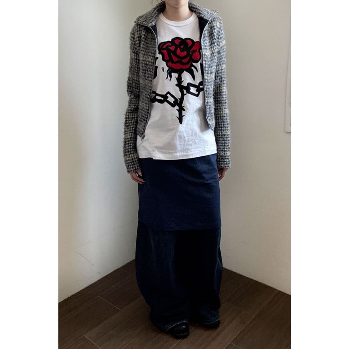 Our Legacy Hound Tooth Check Zip-Up Jack 상품이미지1