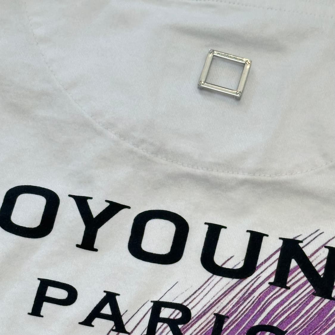 우영미 파리스 깃털 화이트 티셔츠 23ss 상품이미지6