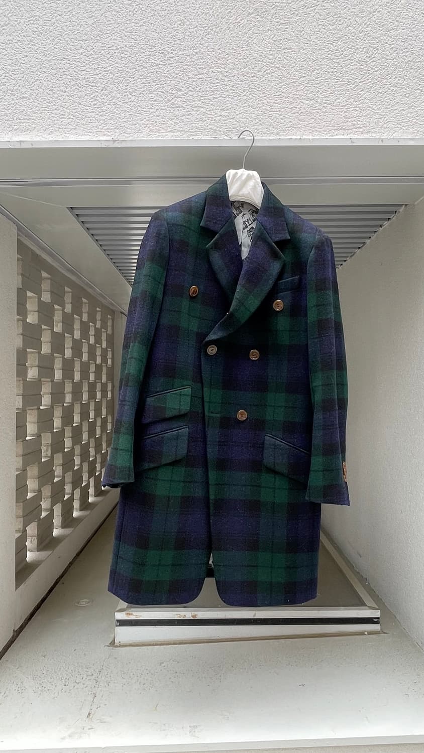 MAN Shetland Wool Blackwatch Double Co 상품이미지7