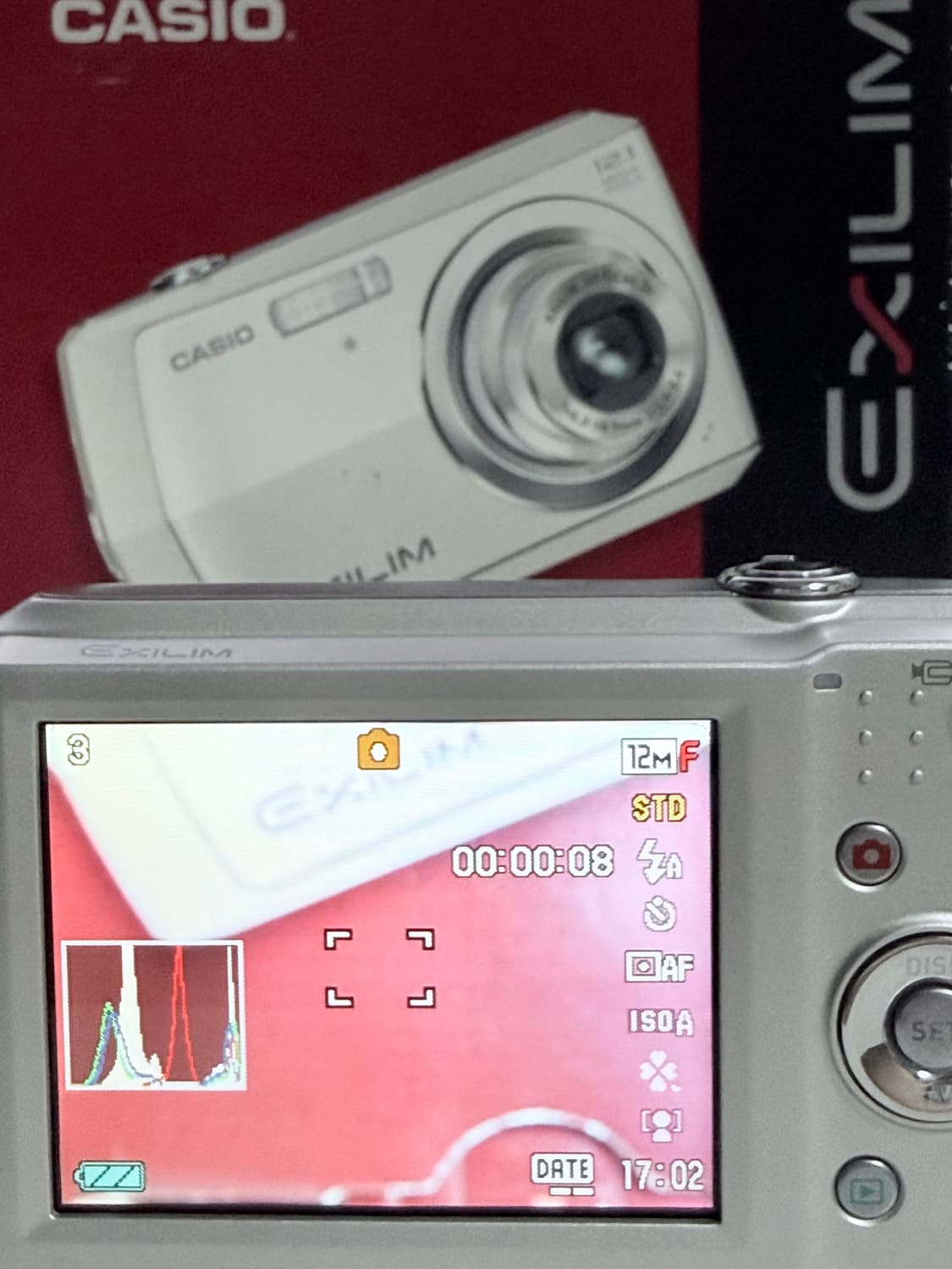 (희소 박스셋)카시오 엑슬림 EXILIM EX-Z16 디지털 카메라 실버 상품이미지1