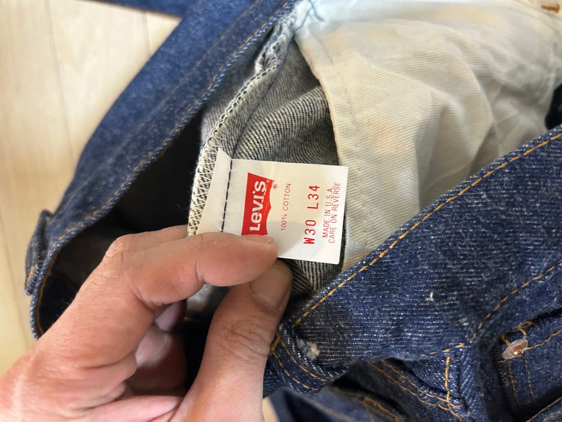 90s미제리바이스501xx 30/34 판매 상품이미지4