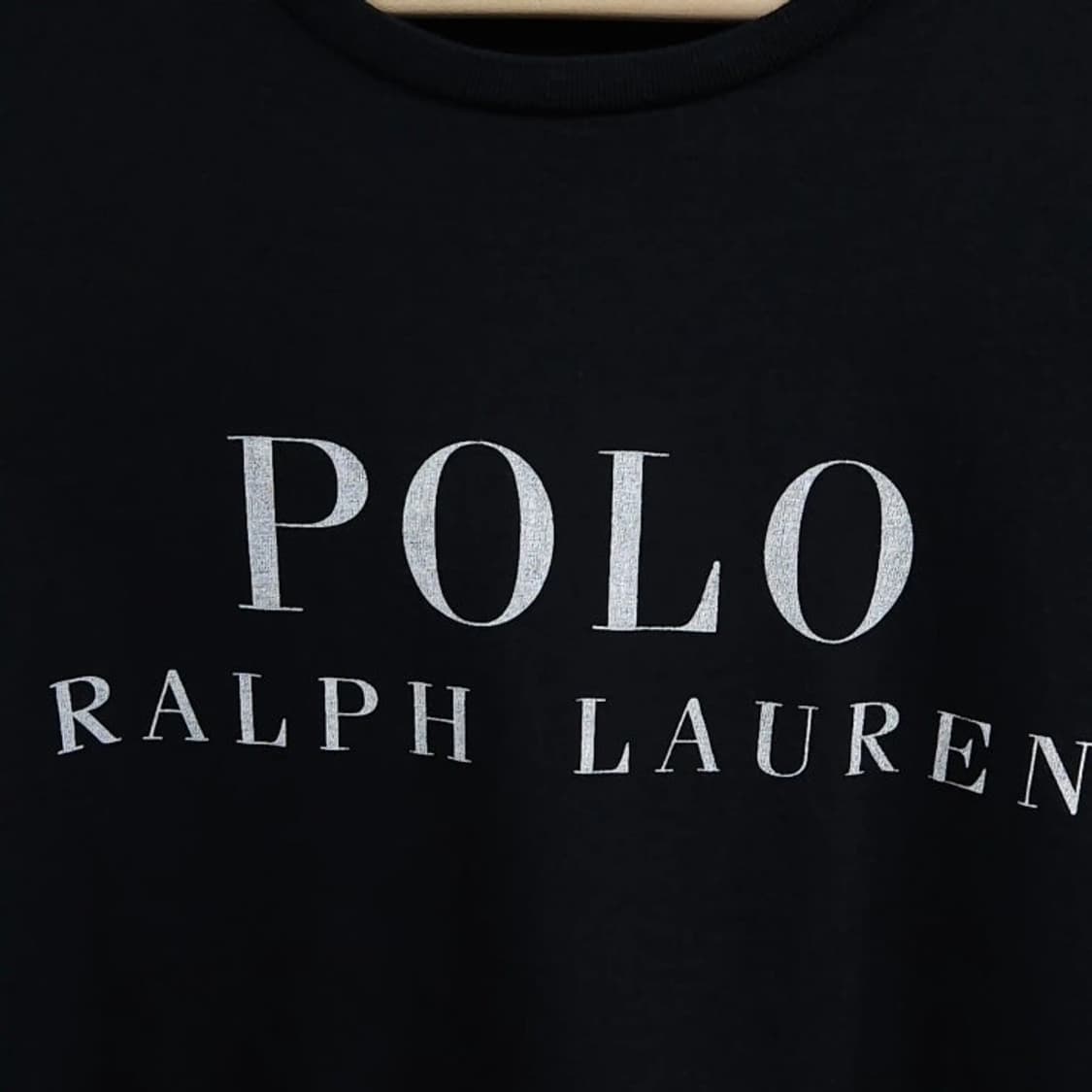 55~66 POLO 폴로 로고 프린팅 반팔 티셔츠 블랙 상품이미지3