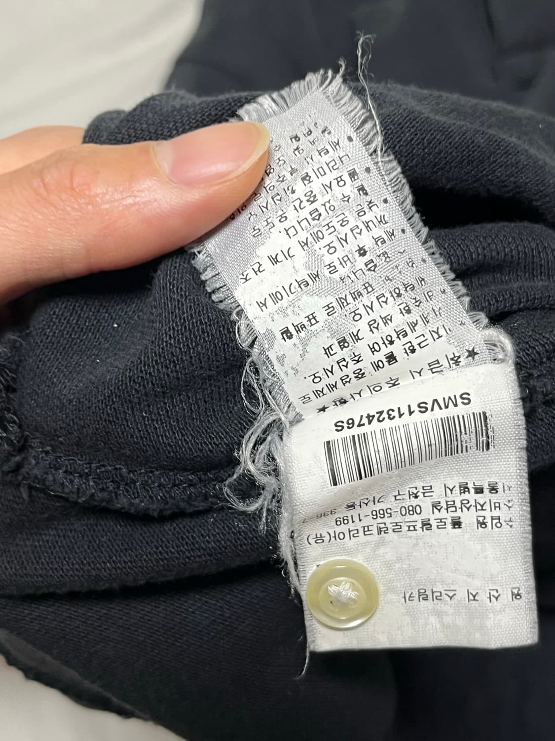 폴로 랄프로렌 블랙 빅포니 카라티 S 상품이미지5