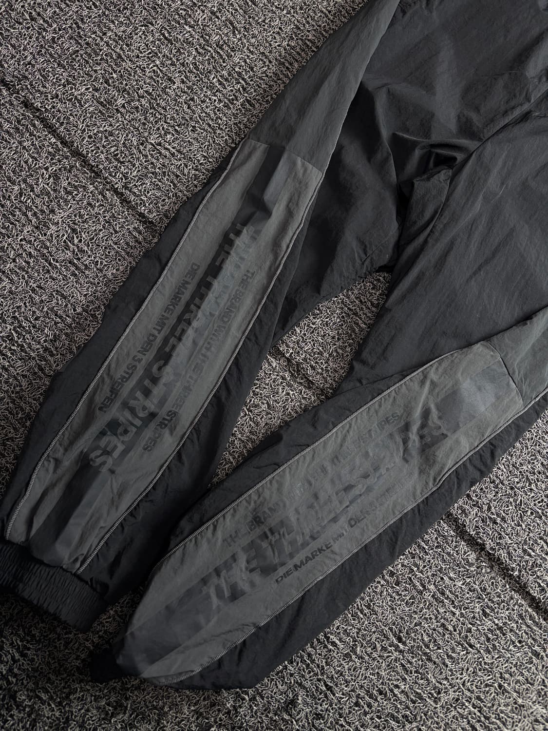 아디다스 블랙 파이핑 트랙 자켓, 팬츠 셋업 3748 상품이미지8