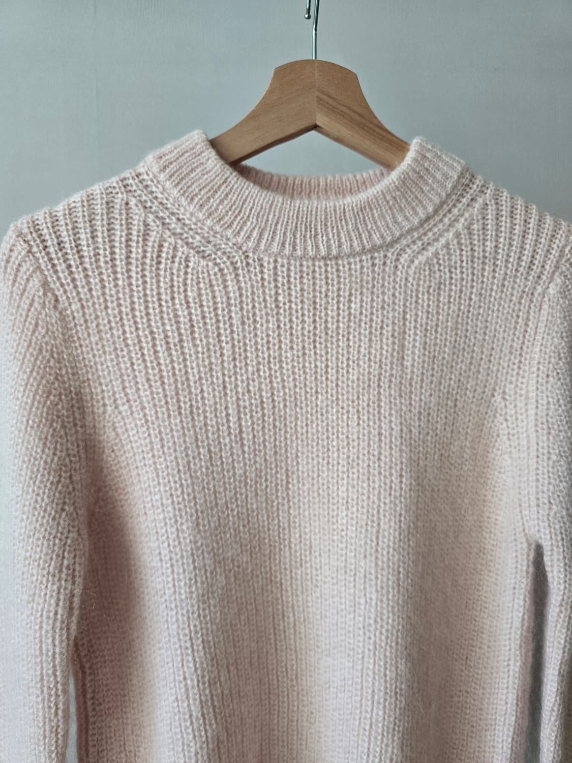 제나시스 연핑크 모헤어 니트 FREE 상품이미지2