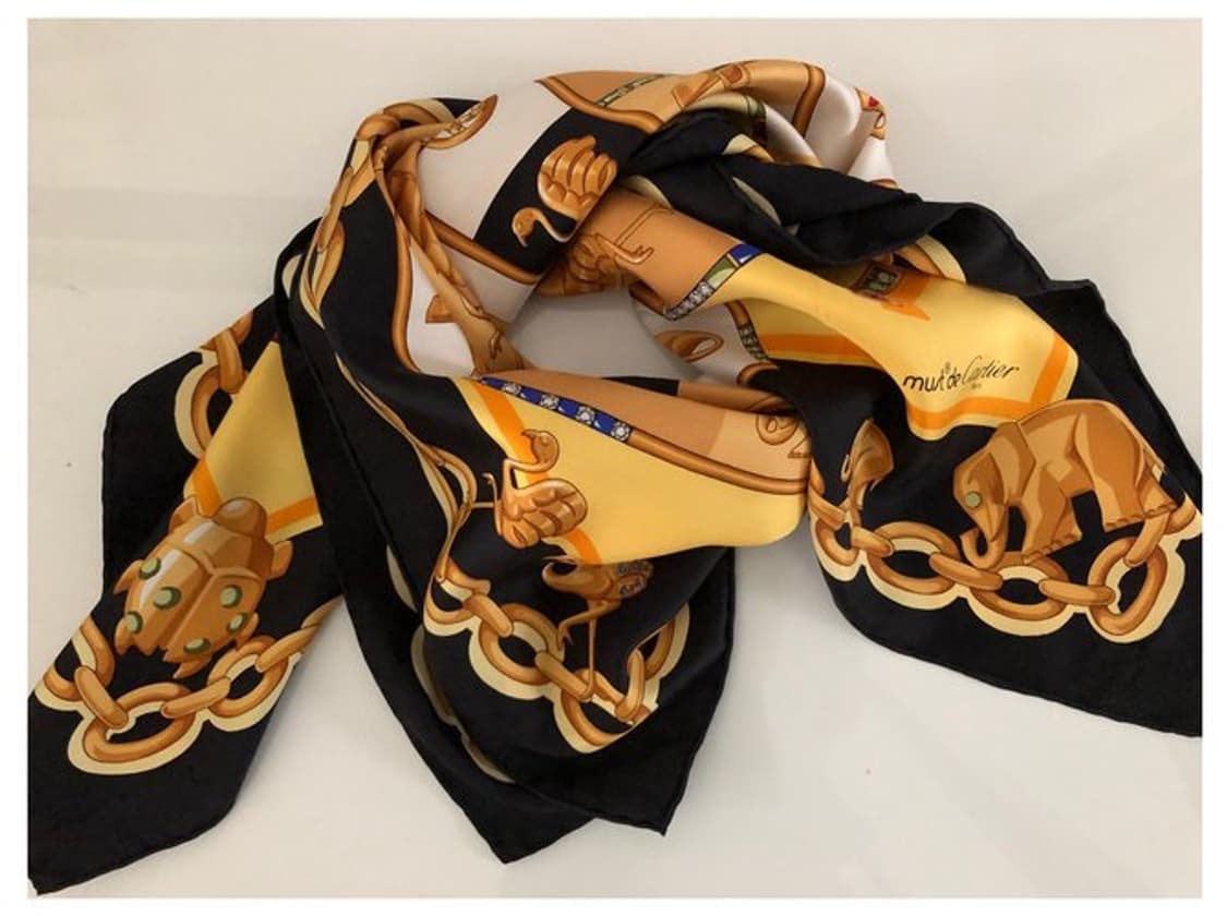 까르띠에 실크 스카프  상품이미지1