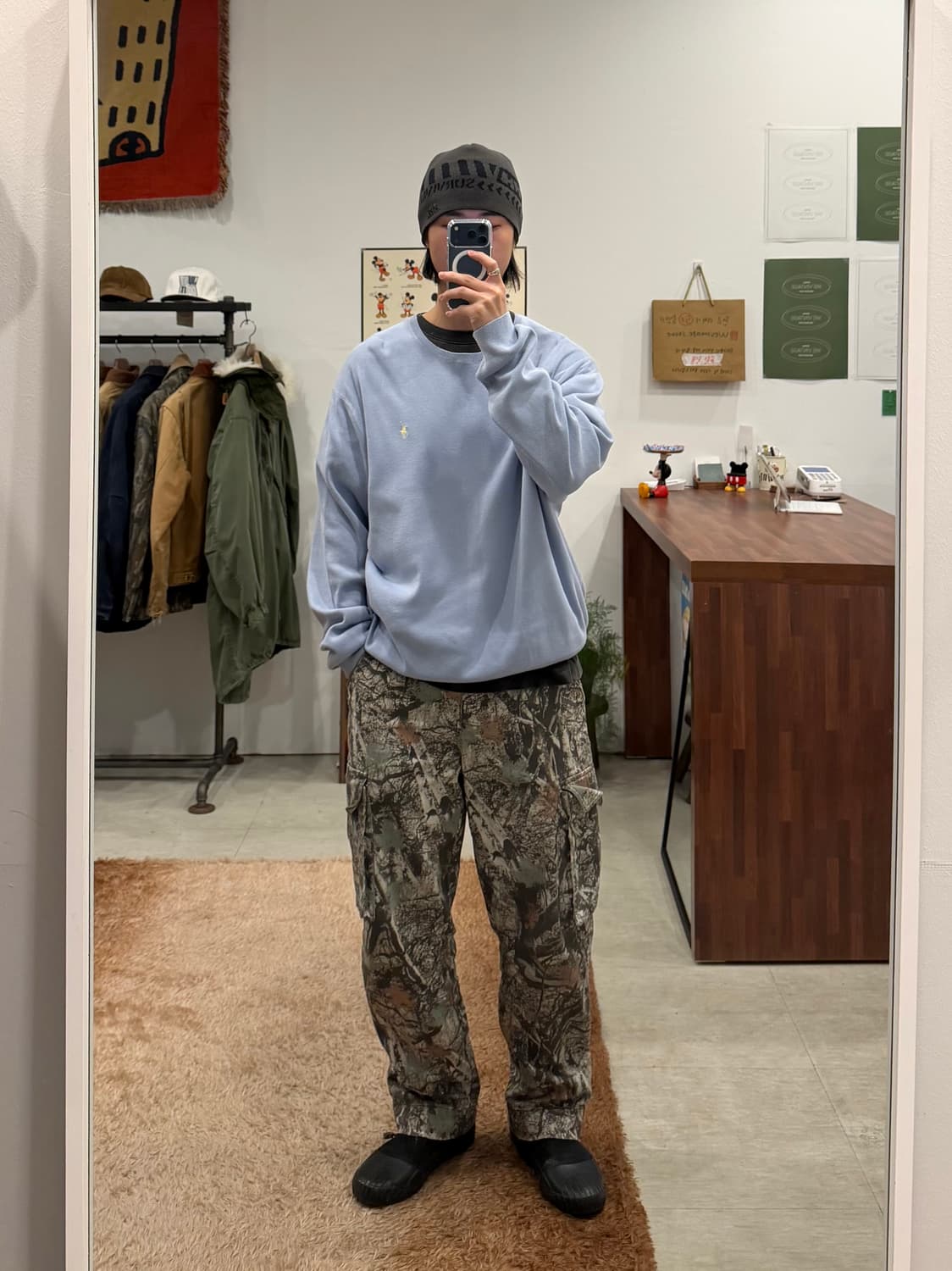 Polo RL 폴로 랄프로렌 PIMA COTTON 니트 (blue) 상품이미지2