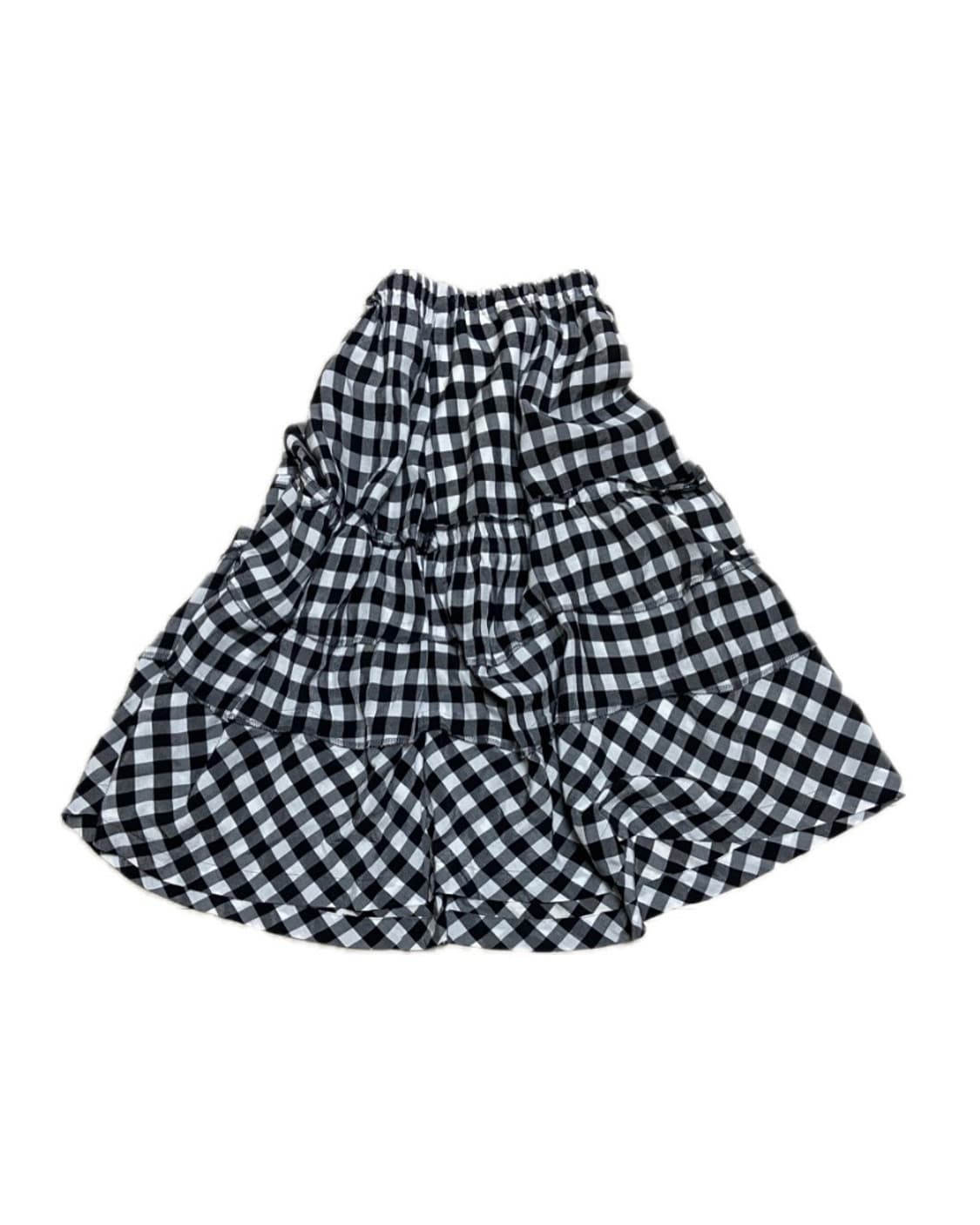 꼼데가르송 체크 러플 스커트 상품이미지5