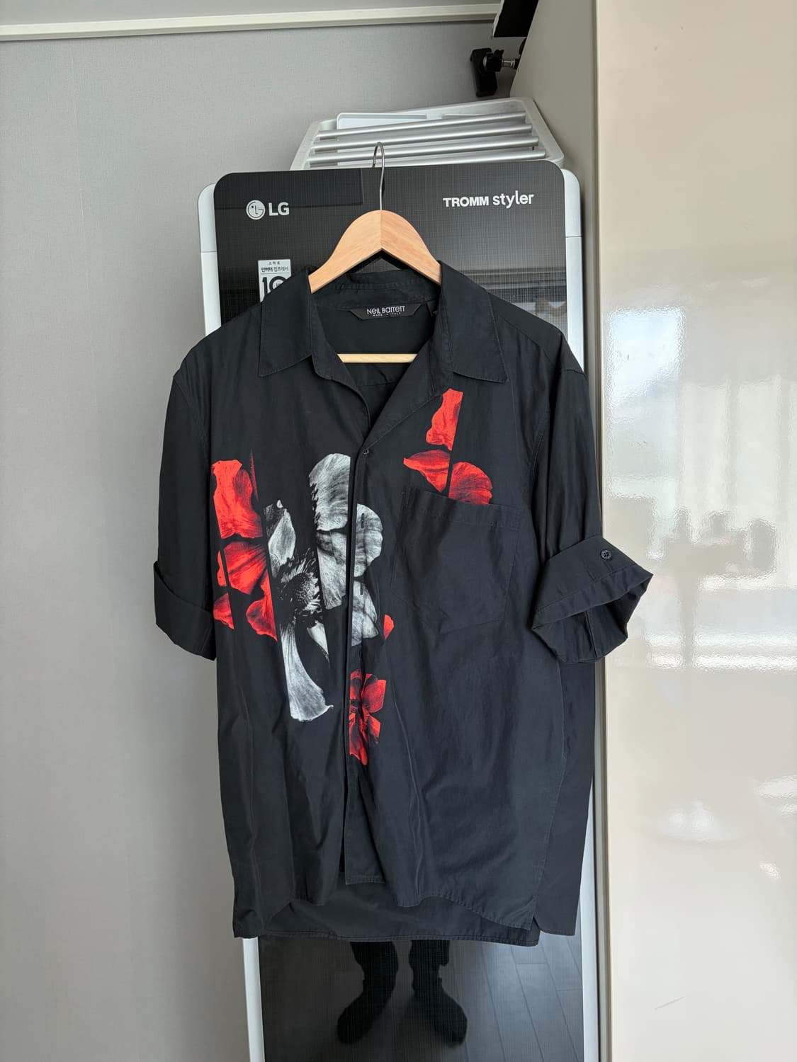제이홉 착용) 19 S/S 시즌 닐바렛 플로랄 베케이션 셔츠 size L 상품이미지1