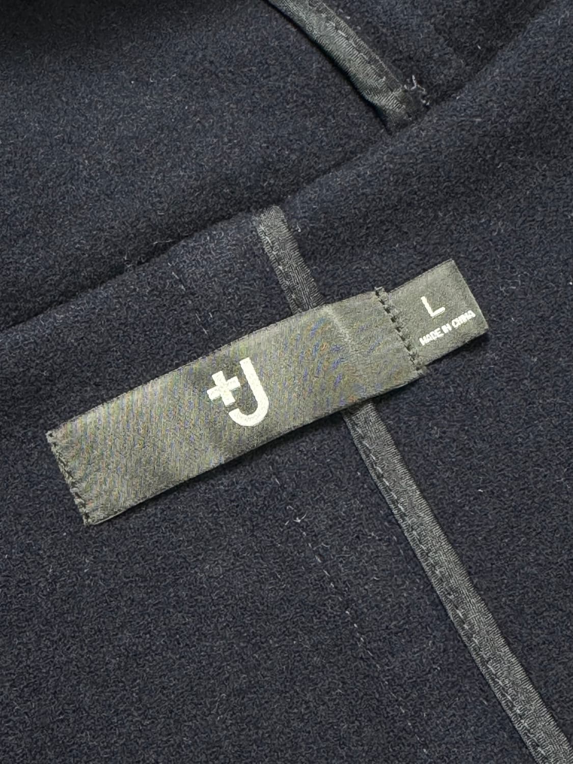 유니클로 X 질샌더 더플코트 L 사이즈 네이비  +J 상품이미지3